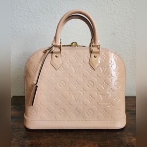 Louis Vuitton Vernis Alma PM Rose Angelique